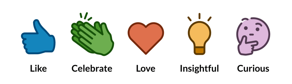 How to use LinkedIn reactions for engagment